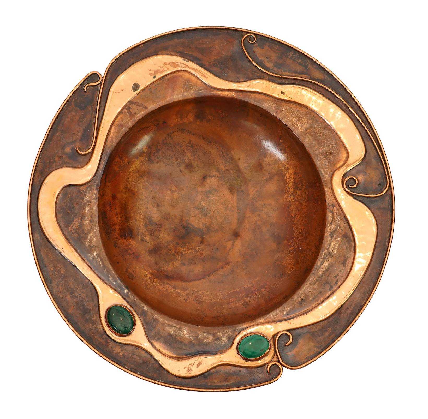 Sam Fanaroff BEM, 1926-2019, A large patinated copper bowl